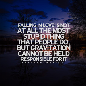 Quotes Love Funny Gravity Typography Albert Einstein