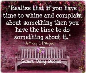 Whine and complain