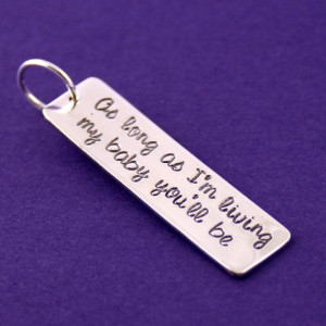 Personalized Quote Pendant - Custom Tag Pendant in Sterling Silver ...