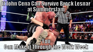 John Cena and Brock Lesnar Motivation
