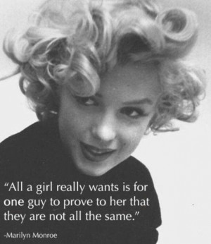 All a girl really wants is... ~Marilyn~
