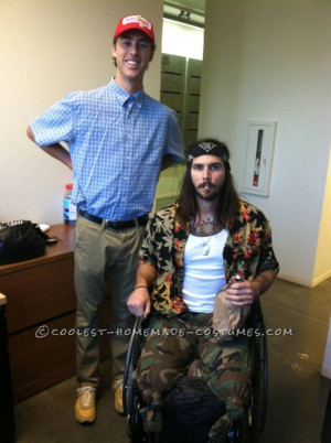 Lt. Dan and Forrest Gump Take Halloween by Storm - 1