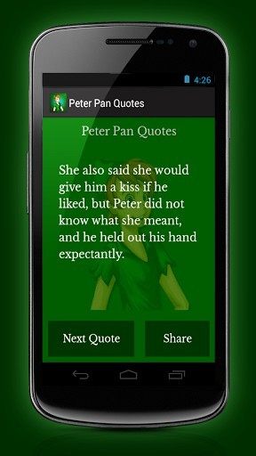 Peter Pan quotes and sayings