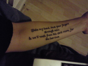 lyrics from one of my favourite songs by snow patrol