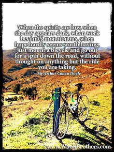 ... Quotes, Bicycles Quotes, Sir Arthur Conan Doyle Quotes, A Quotes