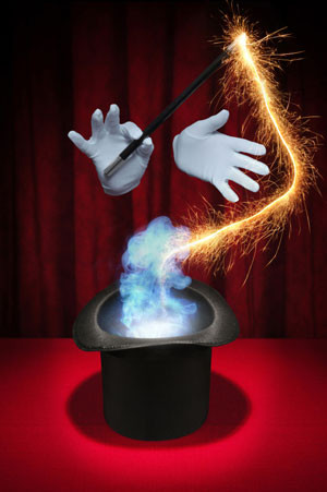 abracadabra magic word used to help magician make something happen