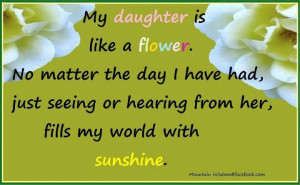 my daughter...you are my world