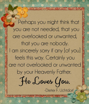 What a great reminder for those days that you are feeling really down ...