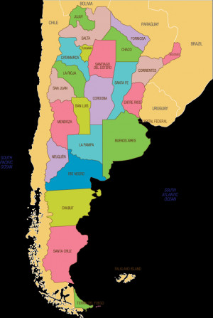 argentina map provinces