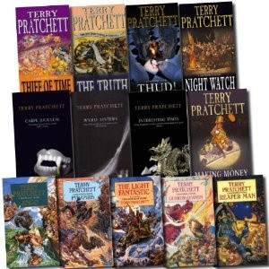 Terry Pratchett Collection Discworld 13 Books Set The Light Fantastic ...