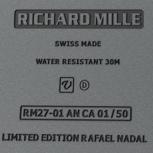 The Watch Quote: Photo - Richard Mille Tourbillon RM 27-01 Rafael ...