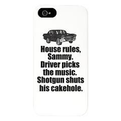 Funny Supernatural quote by Dean. House rules, Sammy. Driver picks the ...