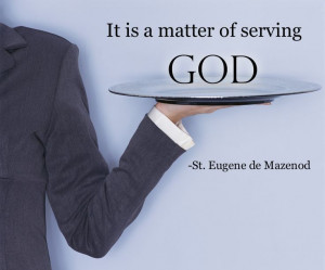 It is a matter of serving God