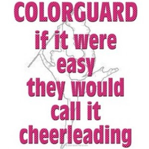 color guard quote icon clipped by happy sun