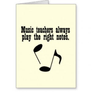 Music Teacher Greeting Card