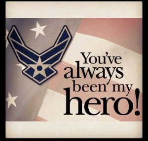 My hero. My love. My airman.