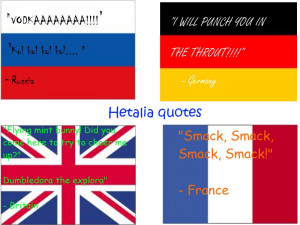 Hetalia Quotes by Mellissa-The-Leopard