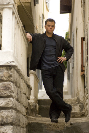 Jason Bourne's costume - a symphony of neutrals.