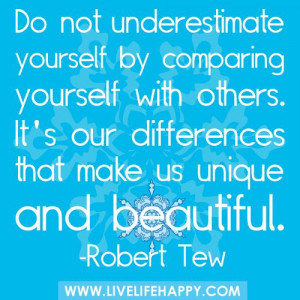 Do Not Underestimate Yourself