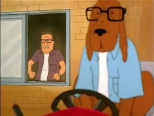 dog funny hipster high The glasses King OF Hank hill KOTH Ladybird ...