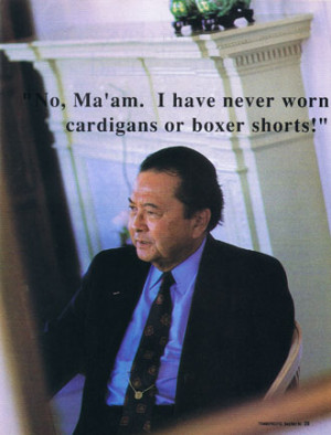 Inouye is shown in a cover profile in the Sep/Oct 1990 issue of ...