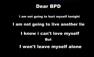 Dear BPD
