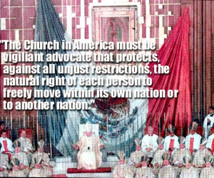 Proud To Be Mexican American Quotes Pope in mexico - quote on