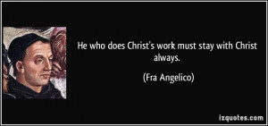 Fra Angelico Quote