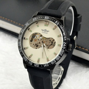 winner hollow mechanical watches men automatic mechanical ...