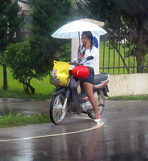 ... you're not a real biker unless you are willing to ride in the rain