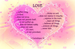 love acts here is the way agape love expresses itself