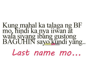 tagalog quotes – last name mo