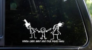 Haters have family stickers too.( Buy it Here )