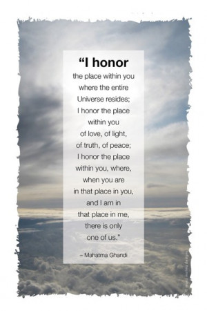 clouds - inspirational quote - honor - yoga wall art - original ...