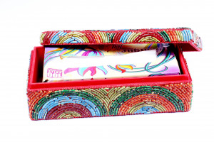 Scallop Design Bangle Tissue Box