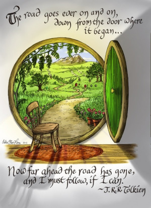 Road Goes Ever On Tolkien
