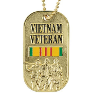 Vietnam Veteran Dog Tags