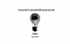 Famous Thomas Edison Quote High Resolution Wallpaper, Free download ...
