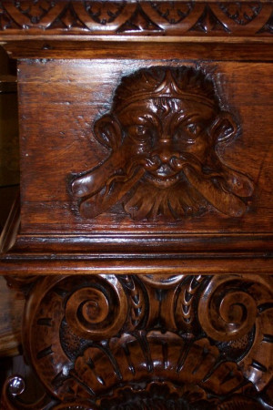 Pair of Italian Renaissance Style Carved Pedestals For Sale