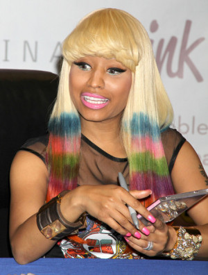 pictures Nicki Minaj Massive Attack Nicki Minaj Green Hair In Massive