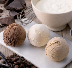 ... dessert ice cream round vanilla food photography Chocolate Ice Cream