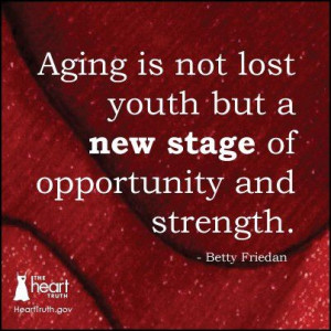 Aging is not lost youth