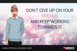 Luhan's quote - Yes I will babe