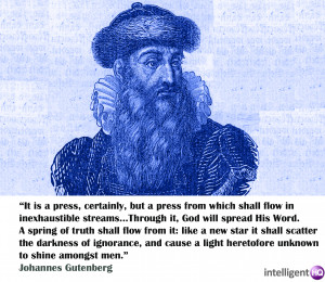 Johannes Gutenberg Quotes