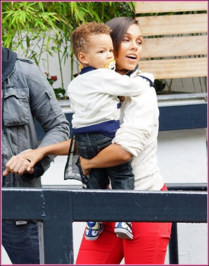 Alicia Keys & Son Egypt Visit ITV Studios