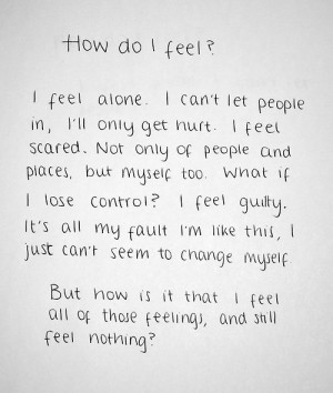 quote life depressed sad alone thoughts feelings