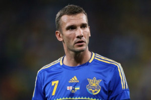 Ukrainian forward Andriy Shevchenko. ©AFP