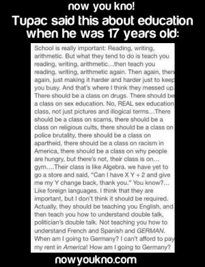 Wise wise man that tupac