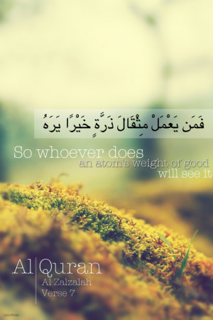 so who ever does Good deeds :: Quran Verse Quote
