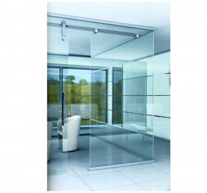 be used for sliding shower door or glass sliding office partition